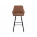Beliani Silla de bar DARIEN Dourado