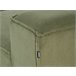 Beliani Chaise longue Bombazine ARDAL Verde
