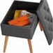 Banco de jardim 51x37 Cinza Escuro