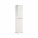 Armário multiuso com 2 portas com efeito madeira 45 Branco