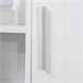 Armário Casa de Banho com Espelho MDF e Vidro kleankin 54 Branco