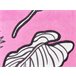 Beliani Almofada decorativa MALVA Rosa