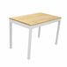 Conjunto de mesa com 4 cadeiras VERSALLES Natural/ Branco