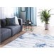 Beliani Pelos curtos BURDUR 140x200 Azul