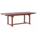 Beliani Mesa extensível TOSCANA Vermelho