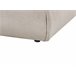 Beliani Cama com estrado Bombazine VINAY 176x233 Bege
