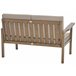 Beliani Conjunto lounge Madeira de acácia MANILA Castanho