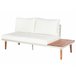 Beliani Conjunto lounge CORATO Cinza Escuro