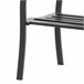 Banco de Exerior Aço Outsunny 127x60 Preto