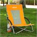 Aktive Pack 4 cadeiras de praia dobráveis baixas com porta-copos Aktive Pack 4 cadeiras de praia dobráveis baixas com porta-copos Laranja
