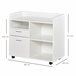 Armario para Impresora Melamina Vinsetto 80 Branco