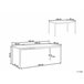 Beliani Mesa de jantar AVIS 90x140 Preto