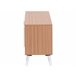 Beliani Mesa de TV ALLOA 180 Branco