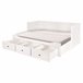 Cama nido UPPSALA 80/160x200cm branca Branco