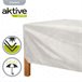 Tampa protetora de mesa Aktive Garden Branco