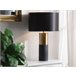 Beliani Candeeiro de mesa DARLING Preto