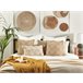 Beliani Almofada decorativa CEIBA 45x45 Areia