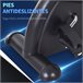 Mini bicicleta Estática TPR PP roda de ferro fundido HOMCOM Preto