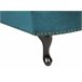 Beliani Chaise longue versão à direita Veludo NIMES Azul/ Verde