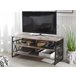 Beliani Mesa de TV CARLISLE 120 Cinza Escuro