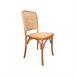  Conjunto de 2 cadeiras de jantar Toscana Castanho