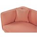 Beliani Chaise longue à esquerda Bouclé CHEVANNES Cinza Escuro