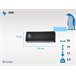 Aquecedor de parede split 2000 W com Wi-Fi e temporizador Preto