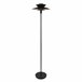 Candeeiro de pé JUPITER preto e dourado 163cm Preto/ Dourado