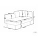 Beliani Chaise longue Bouclé CHEVANNES Bege