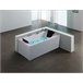 Beliani Banheira de interior VARADERO 90x183 Branco