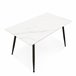 Conjunto de 1 mesa e 4 cadeiras MINKA Branco/cinza