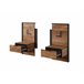 Mesa Cabeceira MILTON (juego de 2) Castanho