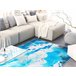 Beliani Pelos curtos BOZAT 160x230 Azul Claro