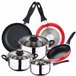 Bateria de cozinha de 5 peças Multicor