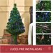 Árvore de Natal PVC e Plástico HOMCOM, casa - natal Verde