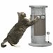 Arranhador para Gatos Aglomerado, Peluche e Sisal PawHut Cinza