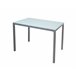 Mesa de cozinha cristal II fixa Branco