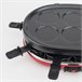 Grelhador Raclette 8 pessoas 4 em 1 Rp412 H.koenig Preto/ Vermelho