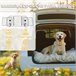 Separador de carro para cães aço PawHut Preto