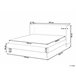 Beliani Cama com estrado Veludo ARETTE 184x206 Bege