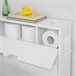 Armário utilitário de banho 2 portas e 1 gaveta BZR31-W SoBuy Branco