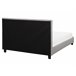 Beliani Cama Poliéster LA ROCHELLE 170x218 Cinza Claro