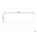 Beliani De corredor KOTTAR 60x200 Cinza