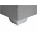 Beliani Cama continental Poliéster DUCHESS 171x211 Cinza Claro