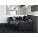 Beliani Banheira de interior MARTINICA 144x198 Preto