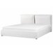 Beliani Cama com armazenamento Veludo BAJONNA 204x235 Bege