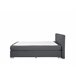 Beliani Cama continental Poliéster ADMIRAL 170x210 Cinza Escuro