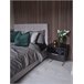 Beliani Cama con cajones Poliéster LA ROCHELLE 193x213 Castanho