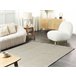 Beliani Entrelaçado TEKELER 160x230 Cinza Claro