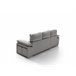 Chaise longue dereita com arca DIWY Cinza